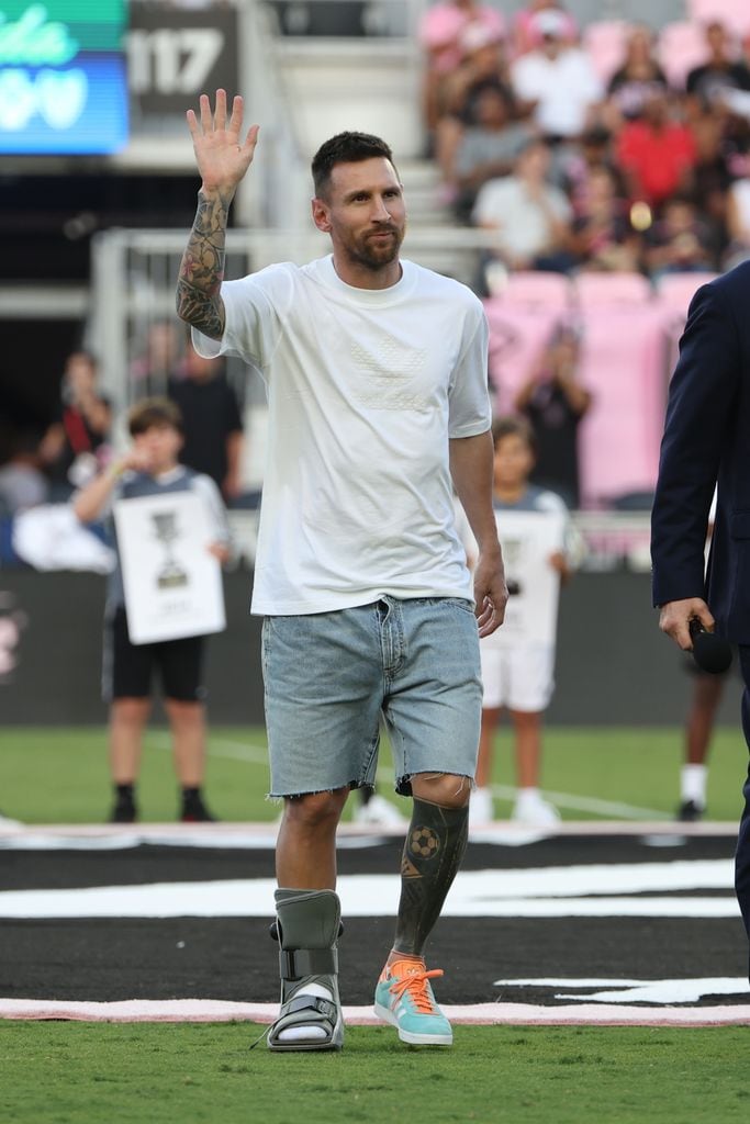 Messi se lesionó el tobillo en la final de la Copa América, el pasado 14 de julio.