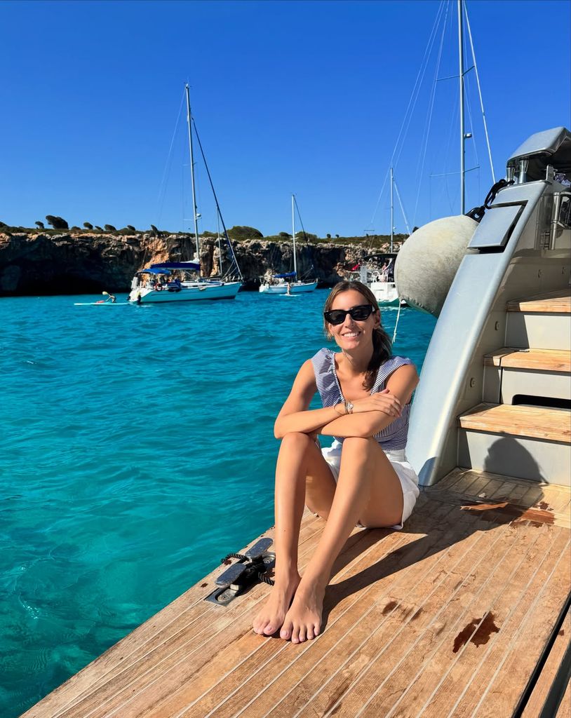 Ana Boyer de vacaciones en Mallorca