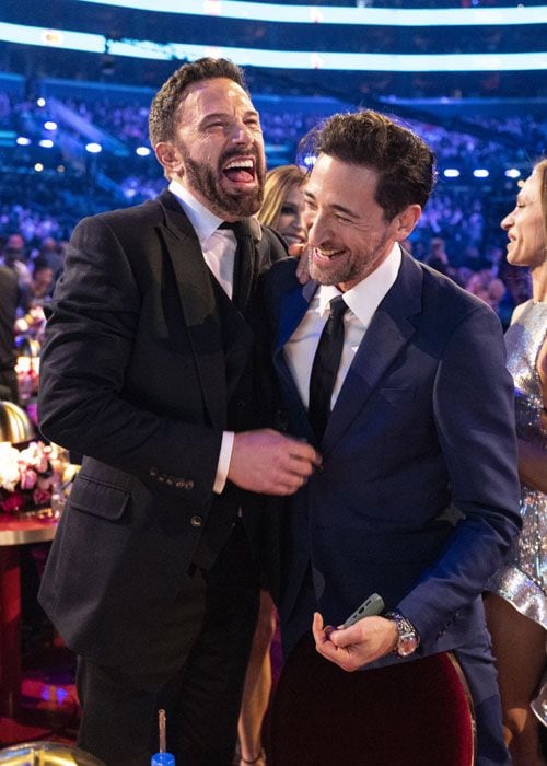 Ben Affleck con Adrien Brody