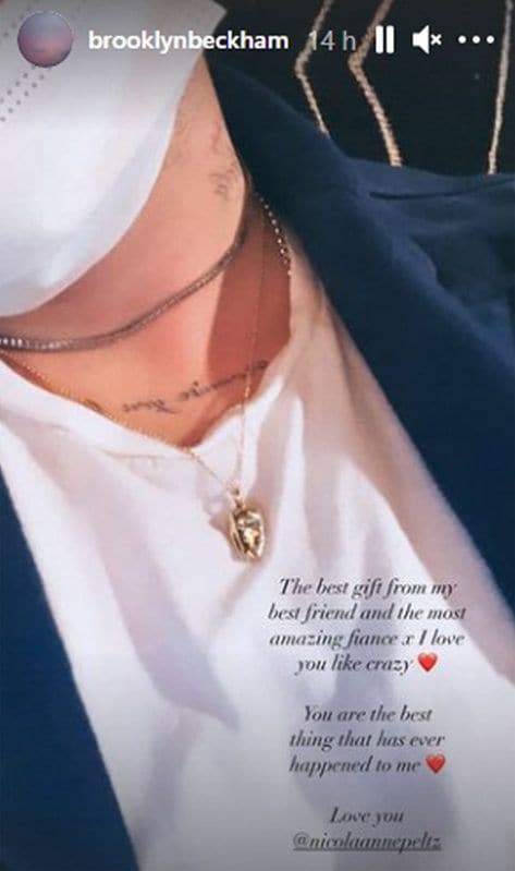 La insólita muestra de amor de Brooklyn Beckham y Nicola Peltz