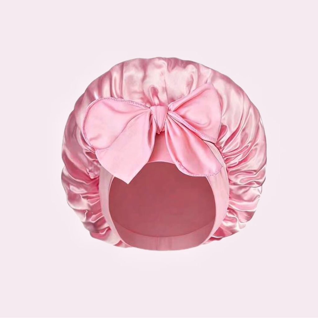 Gorro de satén rosa aliexpress