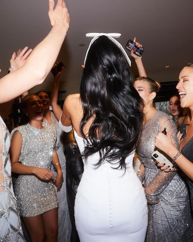 El vestido de novia de Oriana Sabatini en su boda con Paulo Dybala
