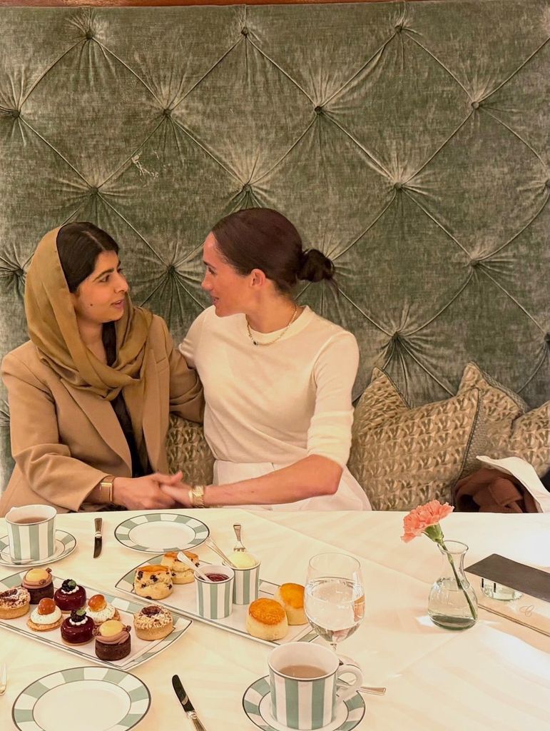 Meghan y Malala derrocharon cariño y cercanía en su encuentro.