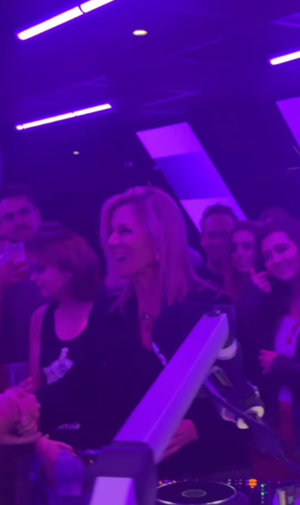La reina Máxima de Holanda, en un evento de música electrónica celebrado este fin de semana en Zaandam
