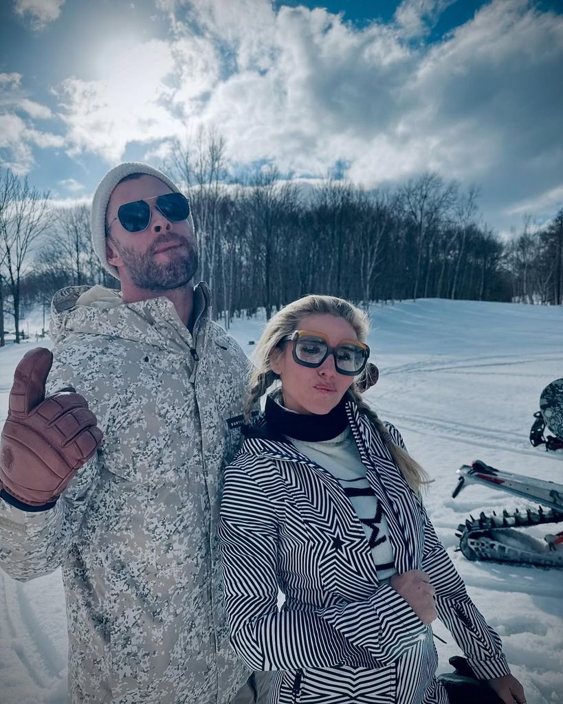 Chris Hemsworth y Elsa Pataky en sus vacaciones en Japón