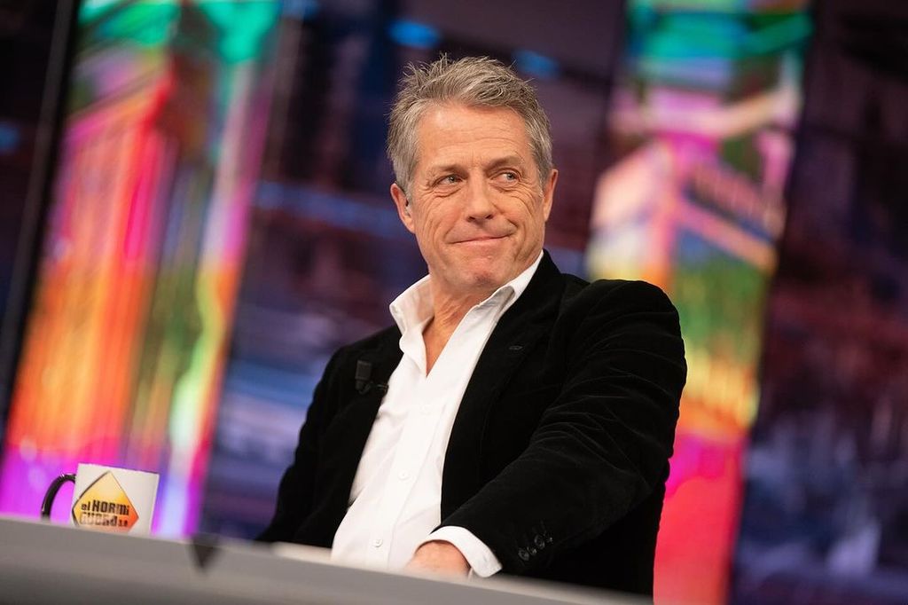 Primer plano de Hugh Grant en El Hormiguero