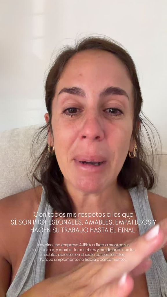 Anabel a lágrima viva en el vídeo publicado explicando la situación