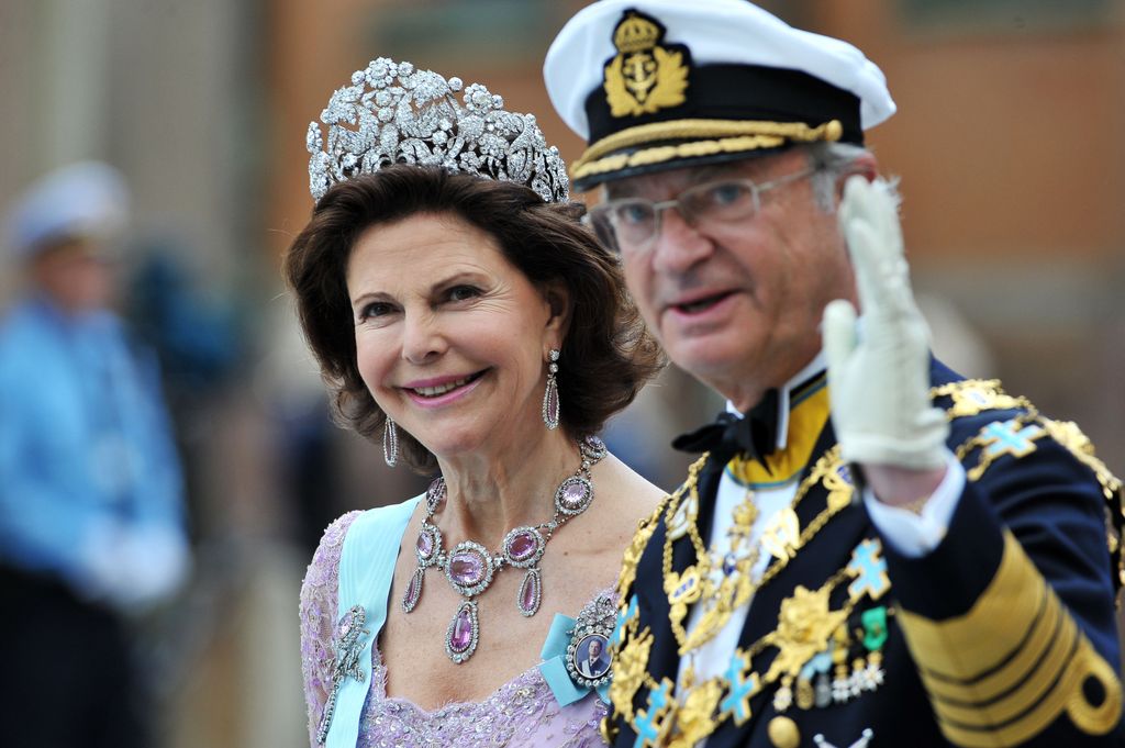 Carlos Gustavo y Silvia de Suecia