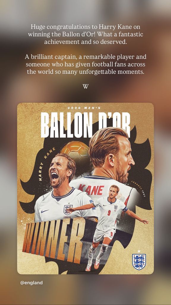 Así felicitaron los príncipes de Gales a Harry Kane