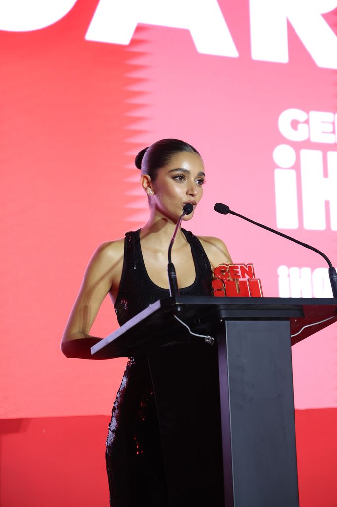 Inés García, tras recibir su GEN ¡H!