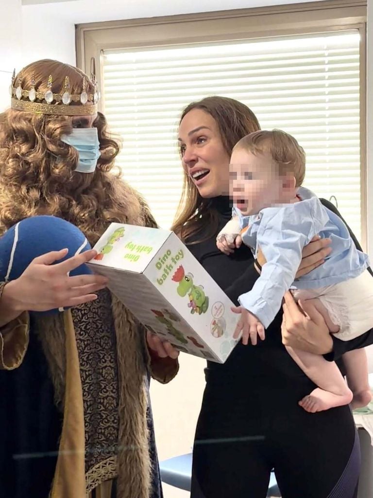 Nerea Garmendia pasa los primeros días del año con su hijo en el hospital