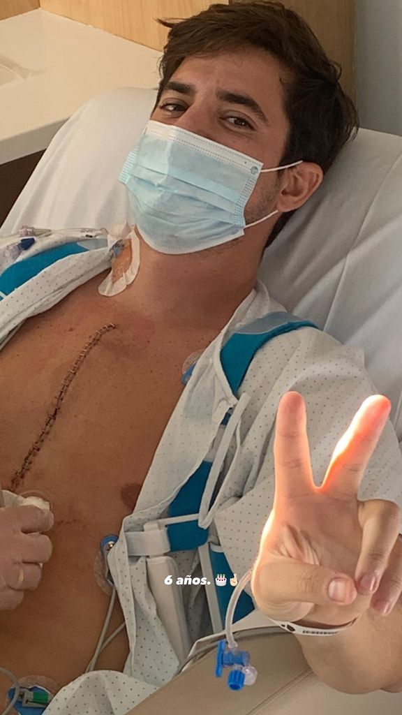 Álvaro González, el hijo de Michel, desde el hospital tras ser operado del corazón
