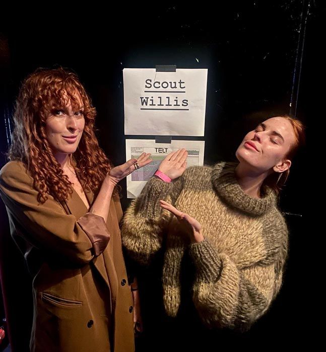 Rumer y Tallulah Willis