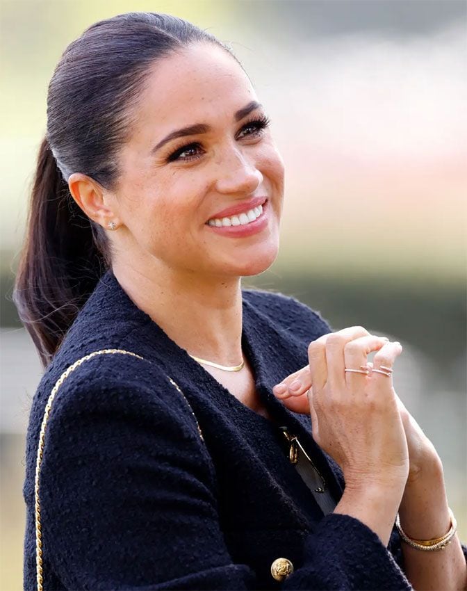 Meghan Markle y sus anillos de diamantes solidarios