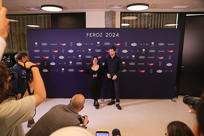 Miguel Bernardeau y Laura galán
