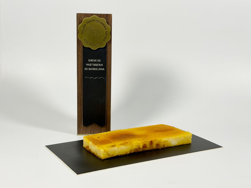 Mejor turrón de yema de 2025, presentado por la pastelería Turull (Tarrasa).