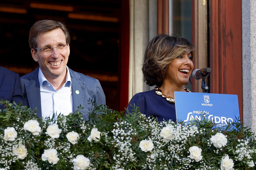 Sonsoles, muy sonriente durante su discurso