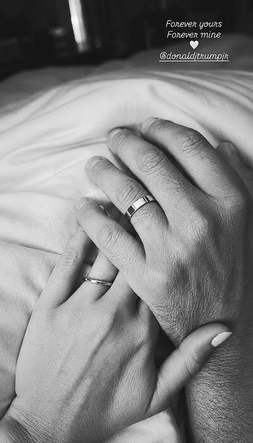 Bettina Anderson compartió esta única foto tras su boda con Donald Trump Jr.