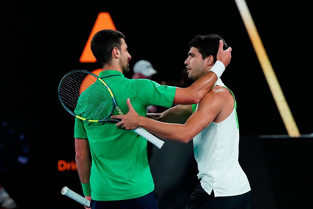 Djokovic felicita a Carlos Alcaraz