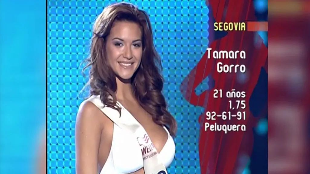 Tamara Gorro en el certamen de Miss España 2008