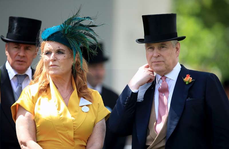 El príncipe Andrés y Sarah Ferguson