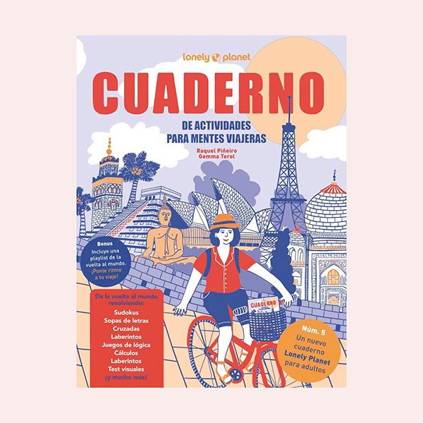  'Cuaderno de actividades para mentes viajeras', de Raquel Piñeiro y Gemma Terol
