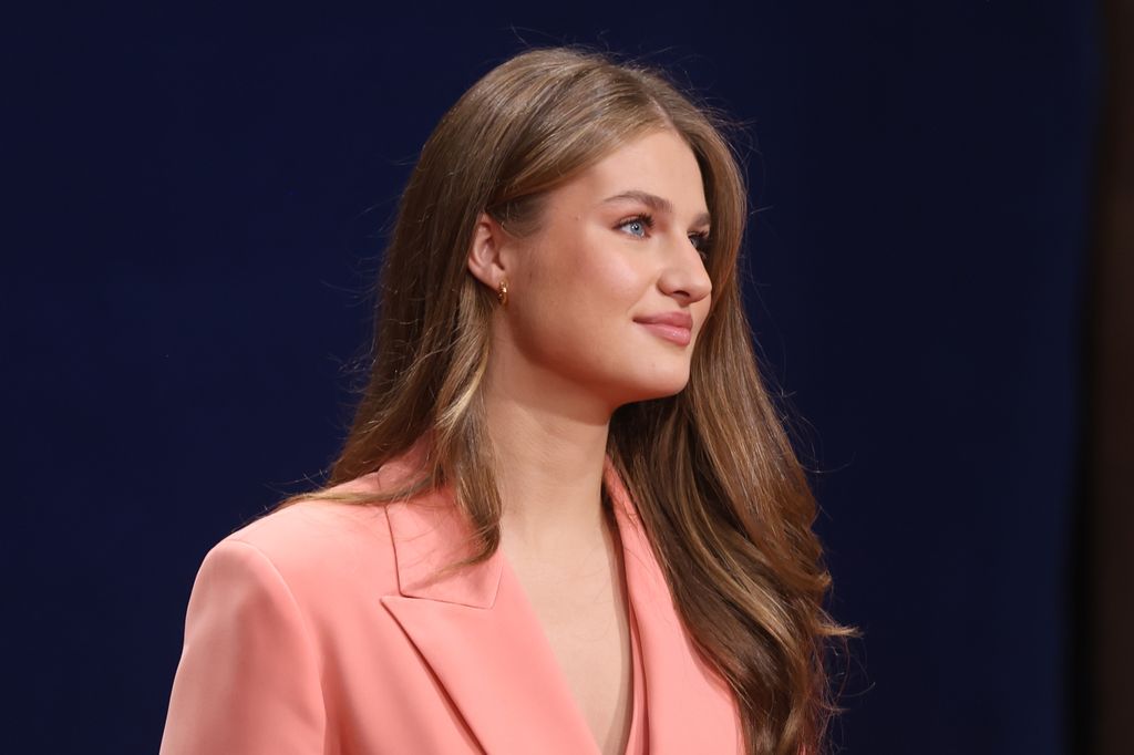 La princesa Leonor en la recepción a los premiados en los Princesa de Asturias