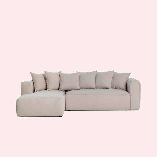 Livorno Sofá Cama Beige Chaise Izquierda de Kenay
