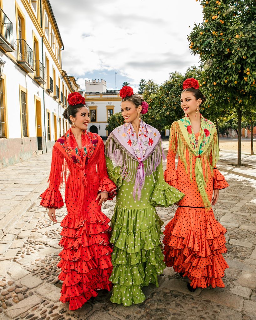 Feria de abril de Sevilla flamencas