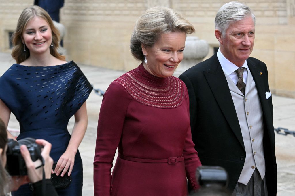  Reyes de Bélgica y la princesa Elisabeth llegan a Luxemburgo