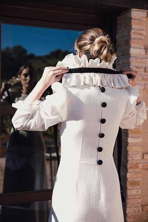 Vestido de novia victoriano