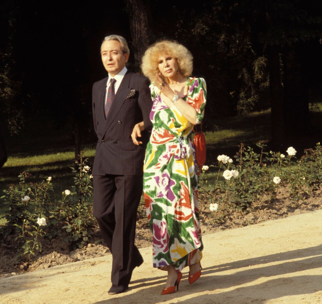 Cayetana con su marido, Jesús Aguirre