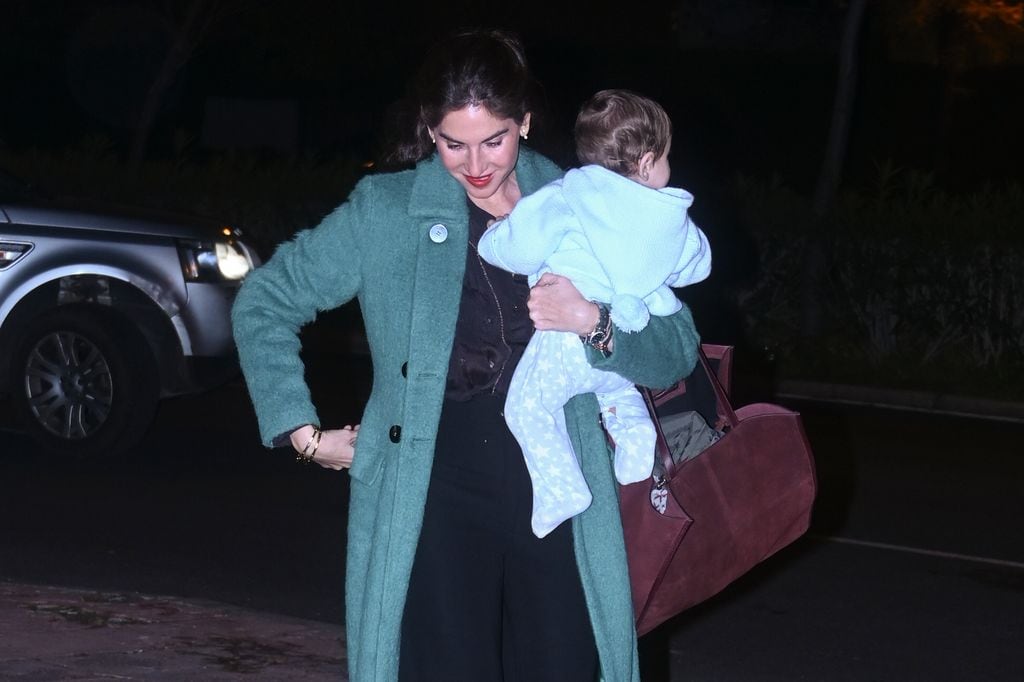 Lourdes Montes con su hijo Nicolás