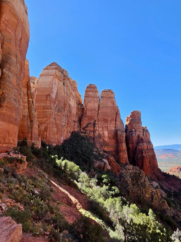 Los paisajes de Sedona cautivaron a la presentadora de televisión.
