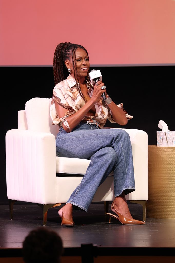 Michelle Obama se ha mostrado con un estilo más relajado y chic. 
