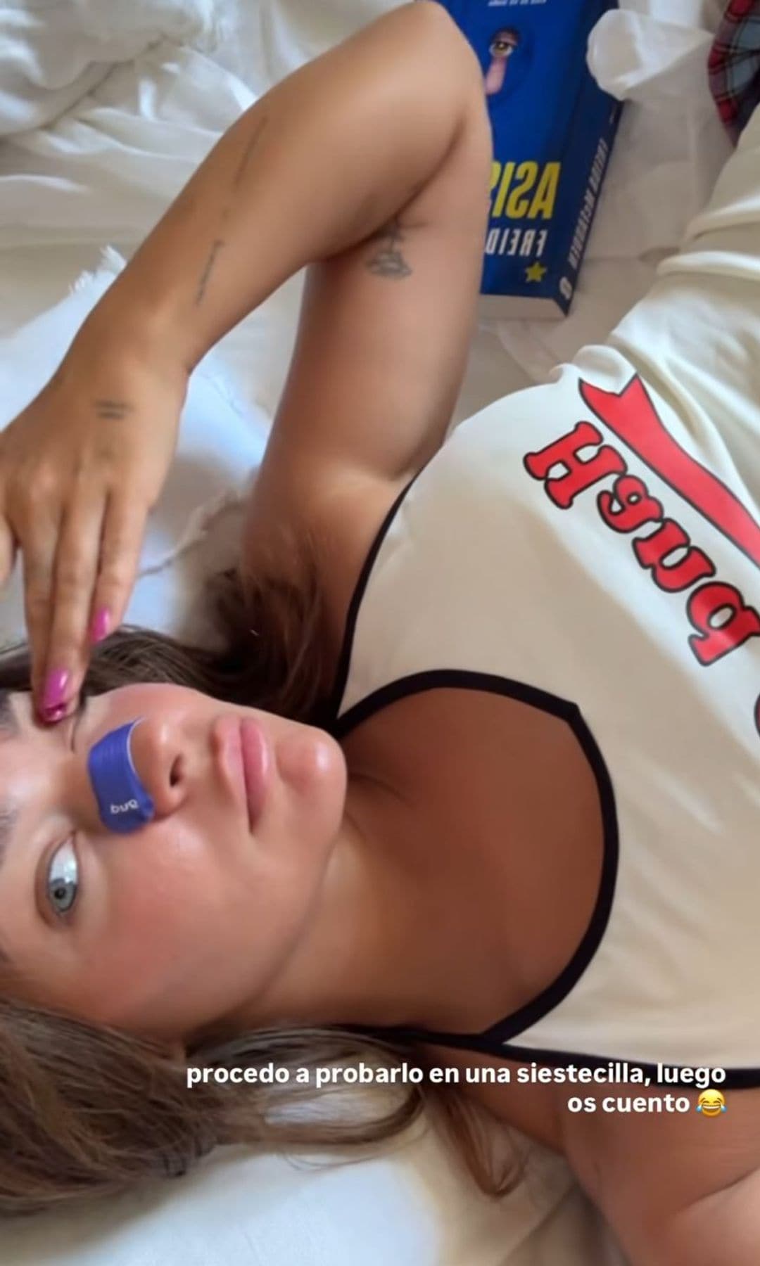 Laura Escanes tiras nasales para descansar mejor