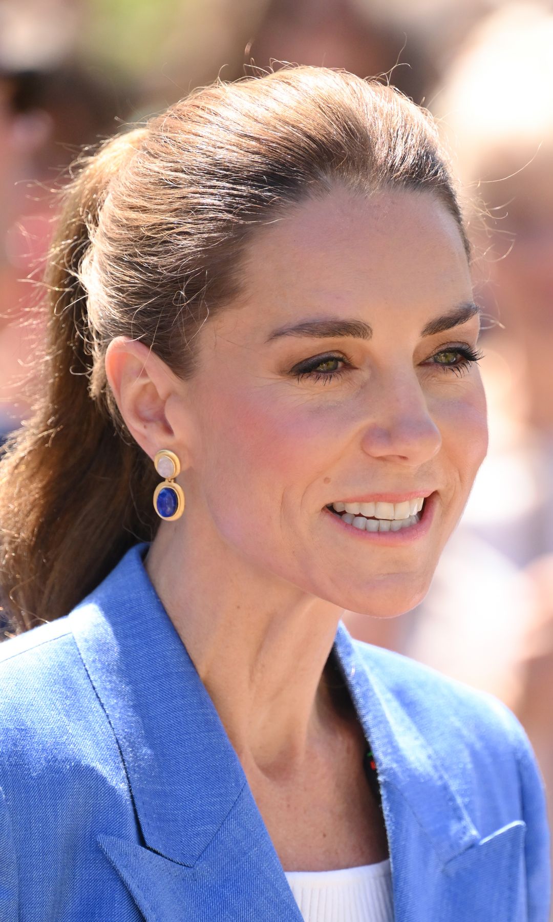 Kate Middleton asiste a la cuarta jornada del Campeonato de Wimbledon 2026, celebrado en el All England Lawn Tennis and Croquet Club, el 2 de julio de 2026, en Londres, Inglaterra.