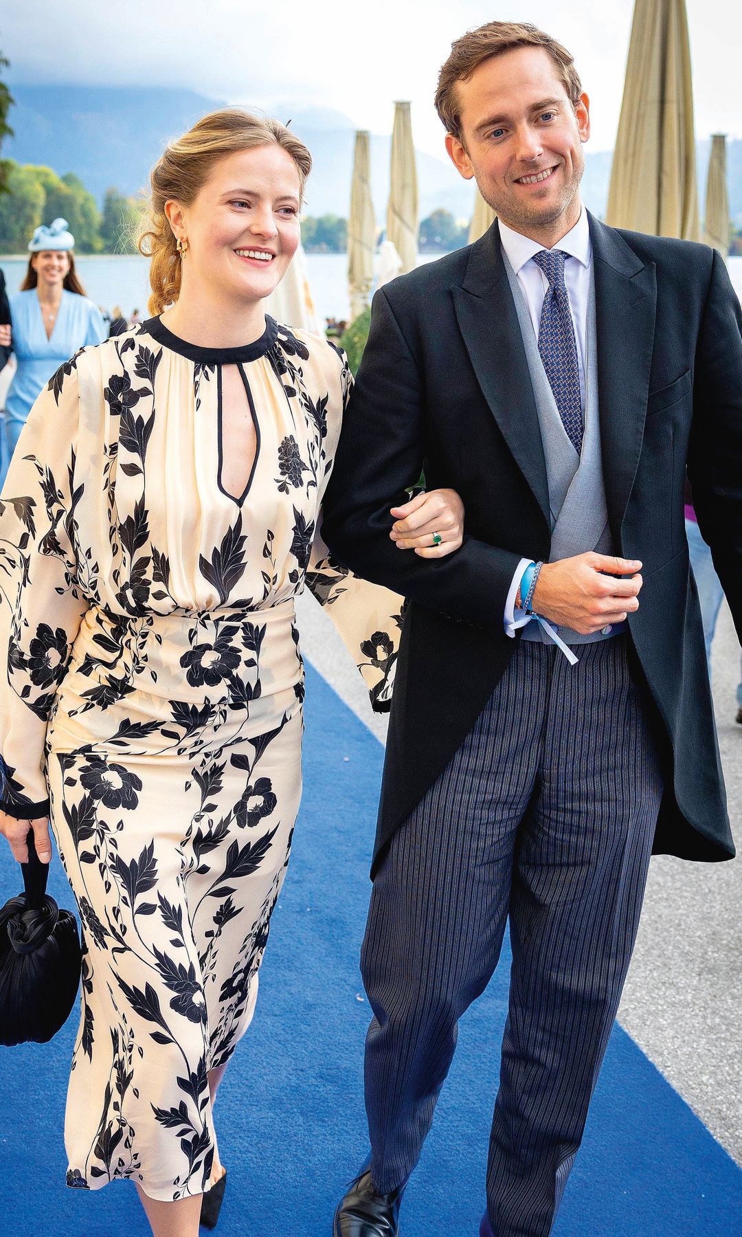La princesa María Carolina de Liechtenstein con su marido, Leopoldo Maduro Vollmer