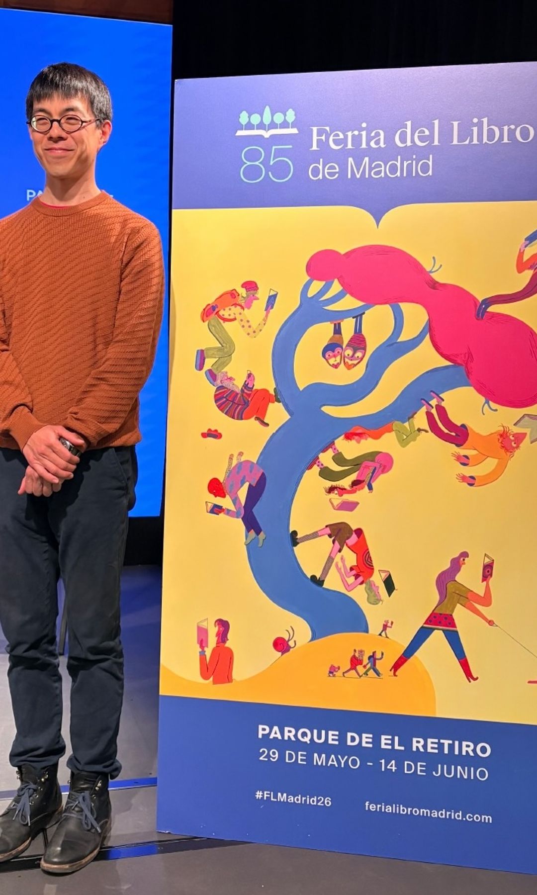 Miguel Pang, autor del cartel de la FLM 26