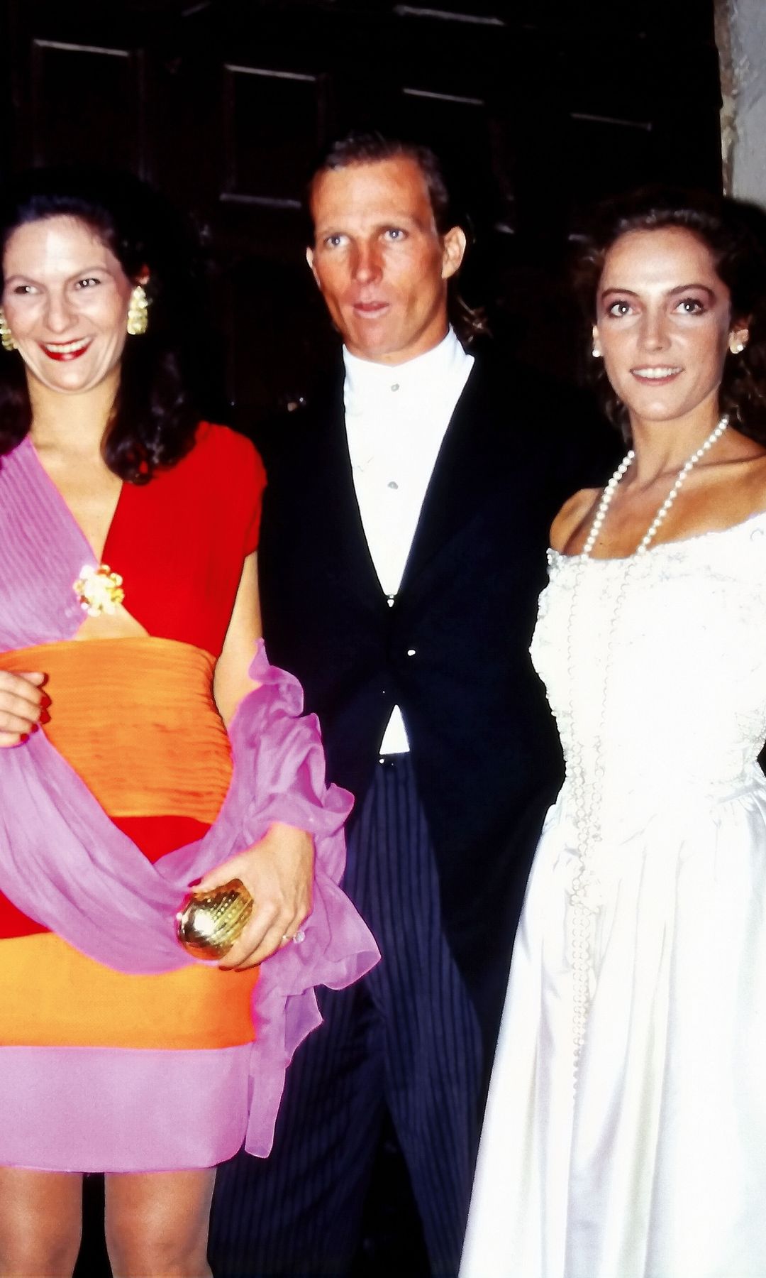 En la boda de su hermano, Pocholo, con Sonsoles Suárez Illana, hija de Adolfo Suárez, en 1992 