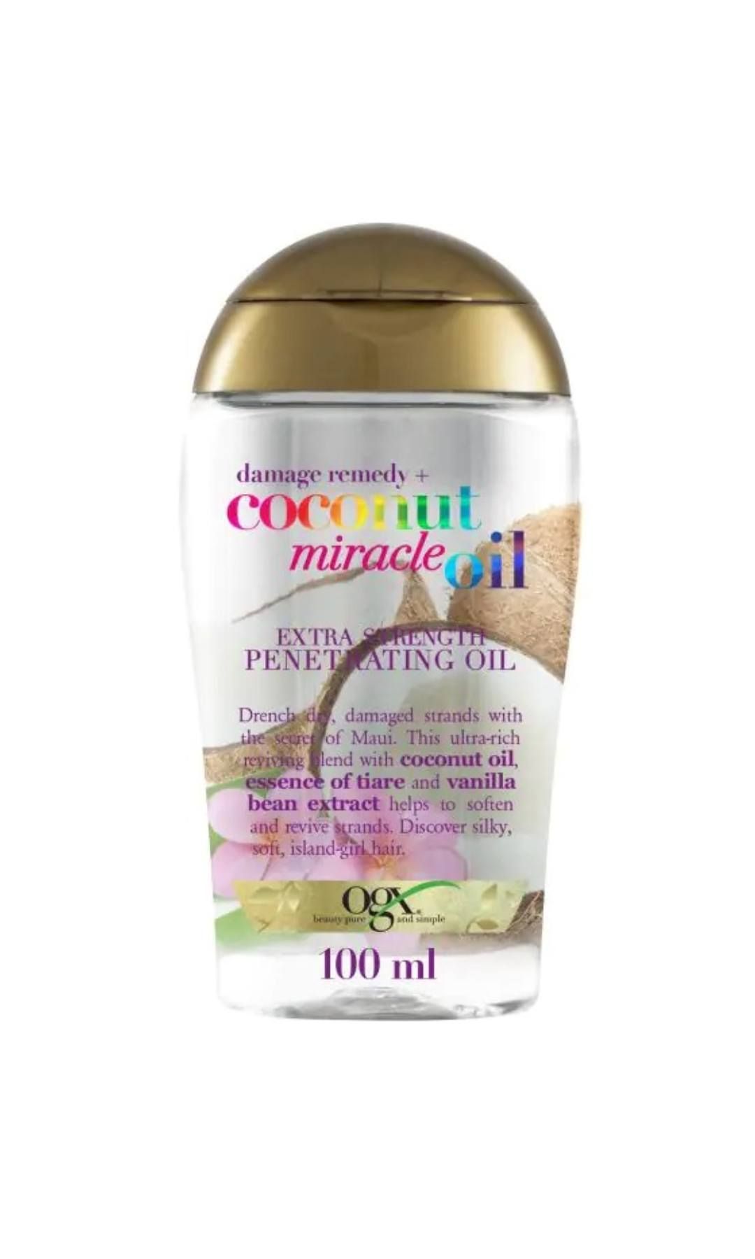 Coconut Miracle Oil Aceite Extra Fuerte Nutritivo (7,99€), OGX