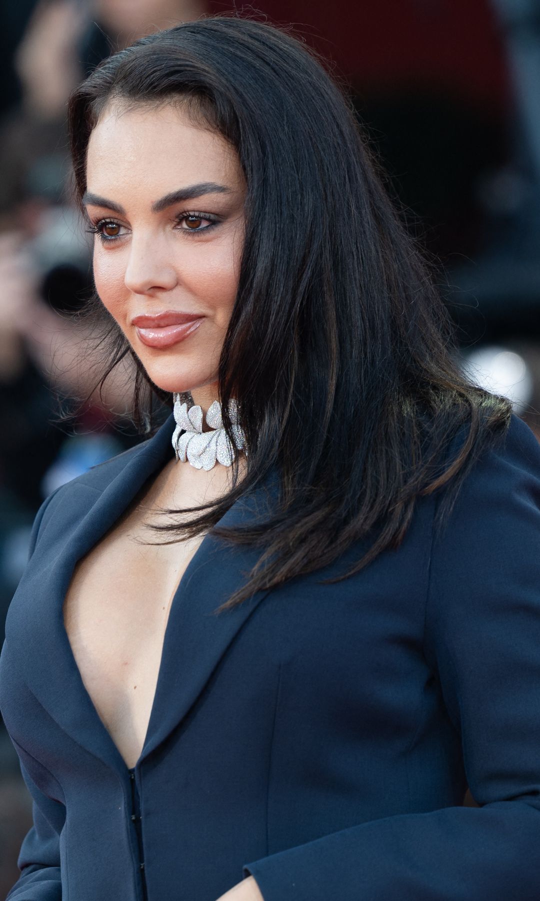 Georgina Rodríguez en el Festival de Venecia 2026 con melena midi