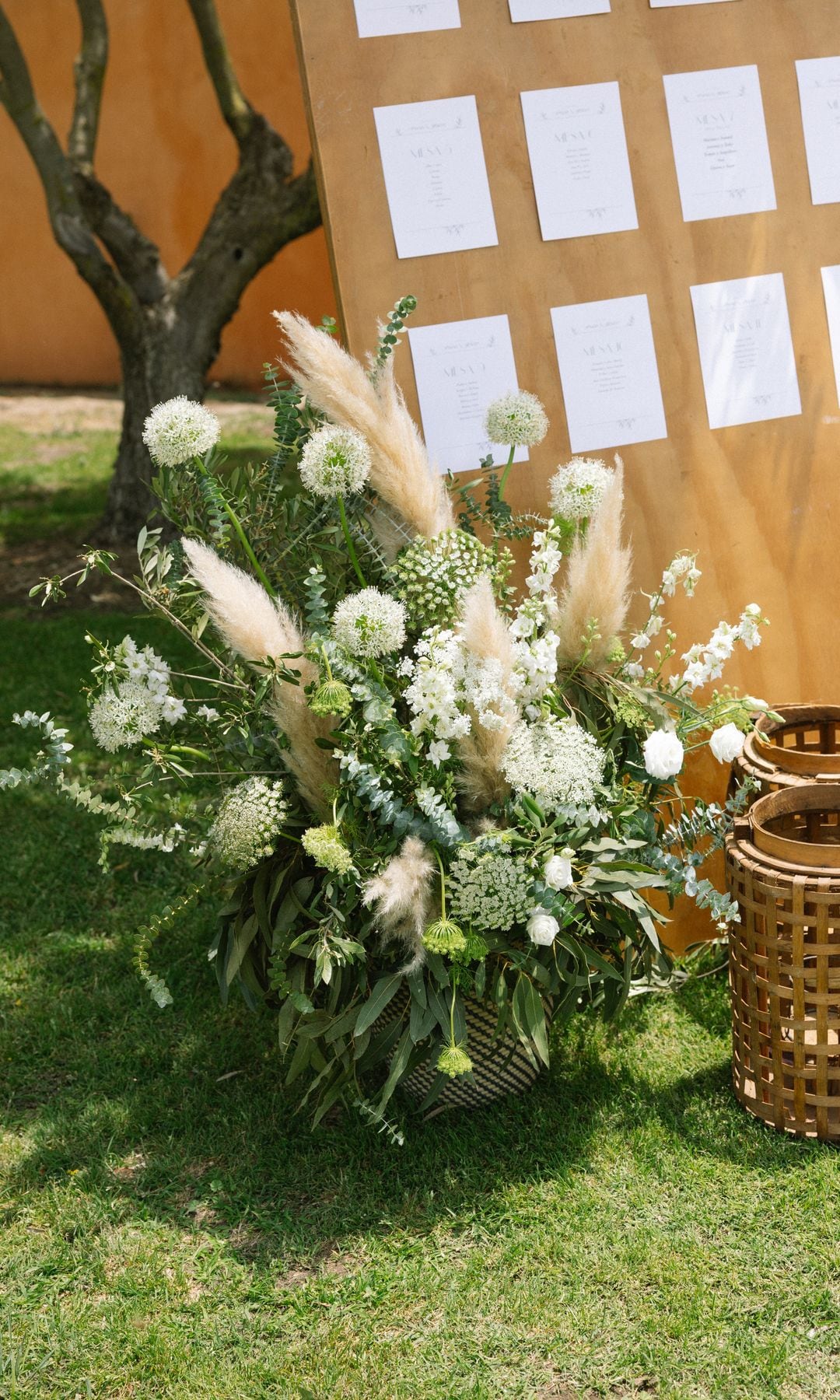 Decoración de bodas al aire libre