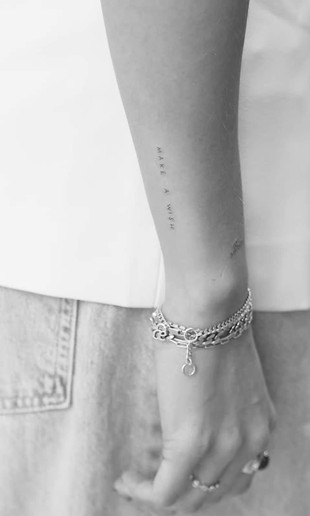 Tatuaje 'make a wish'