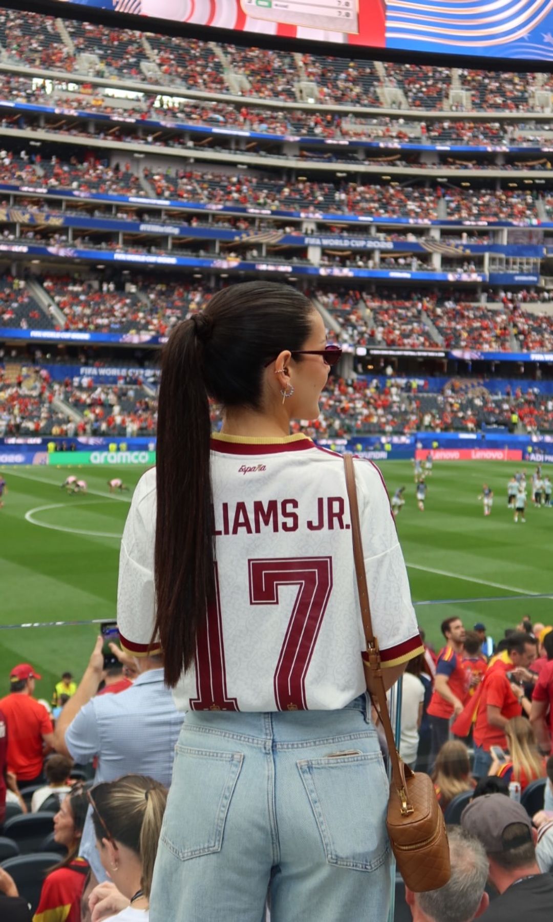 Durante el Mundial nada hacía presagiar la ruptura, ya que Ainhi viajó a México y Estados Unidos para acompañar y apoyar al jugador en uno de los momentos más importantes de su carrera