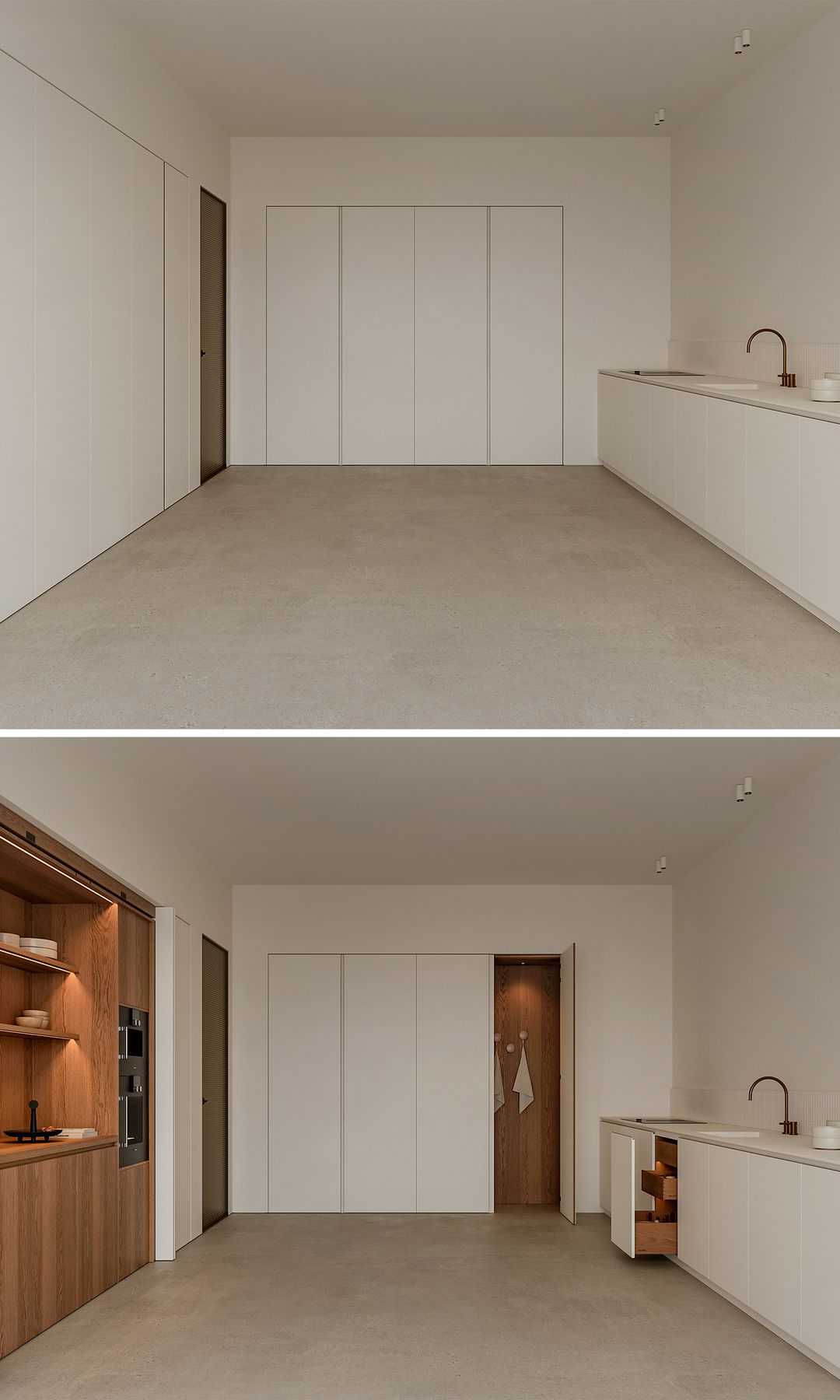 Cocina invisible de Cocinas Rekker