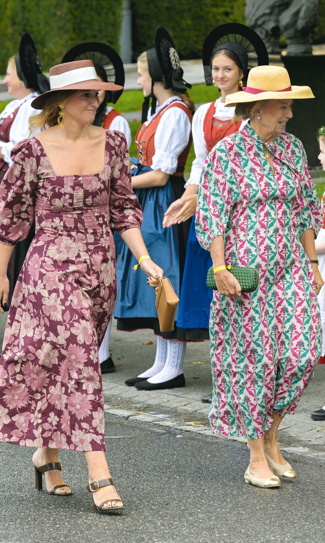 Nora de Liechtenstein y su hija Teresa Sartorius