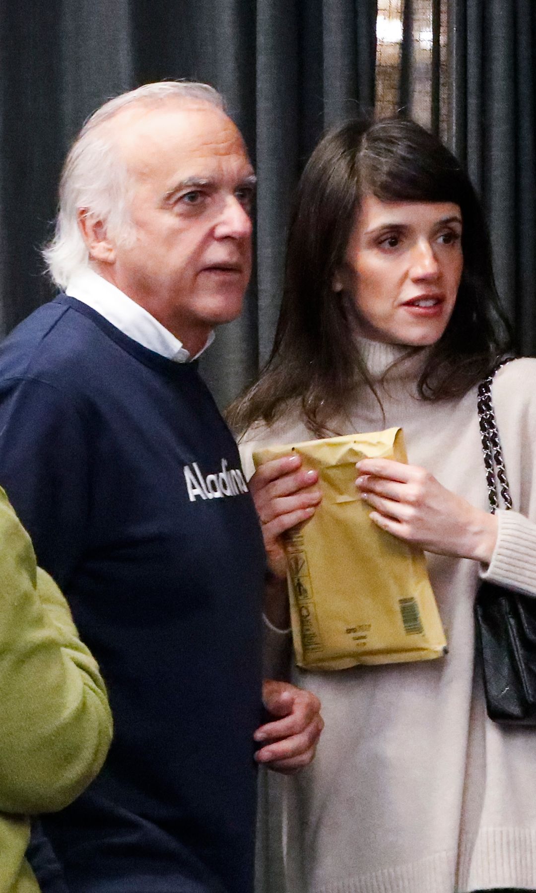 Paco Arango y Begoña Aguilera en la presentación de 'Si no crees en Dios te doy su teléfono', el 11 de febrero de 2026 en Madrid