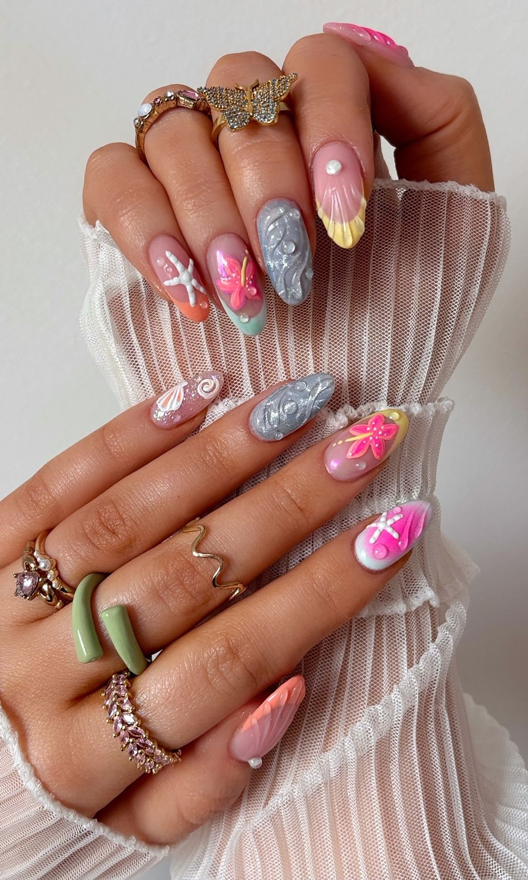 Manicura marina a todo color