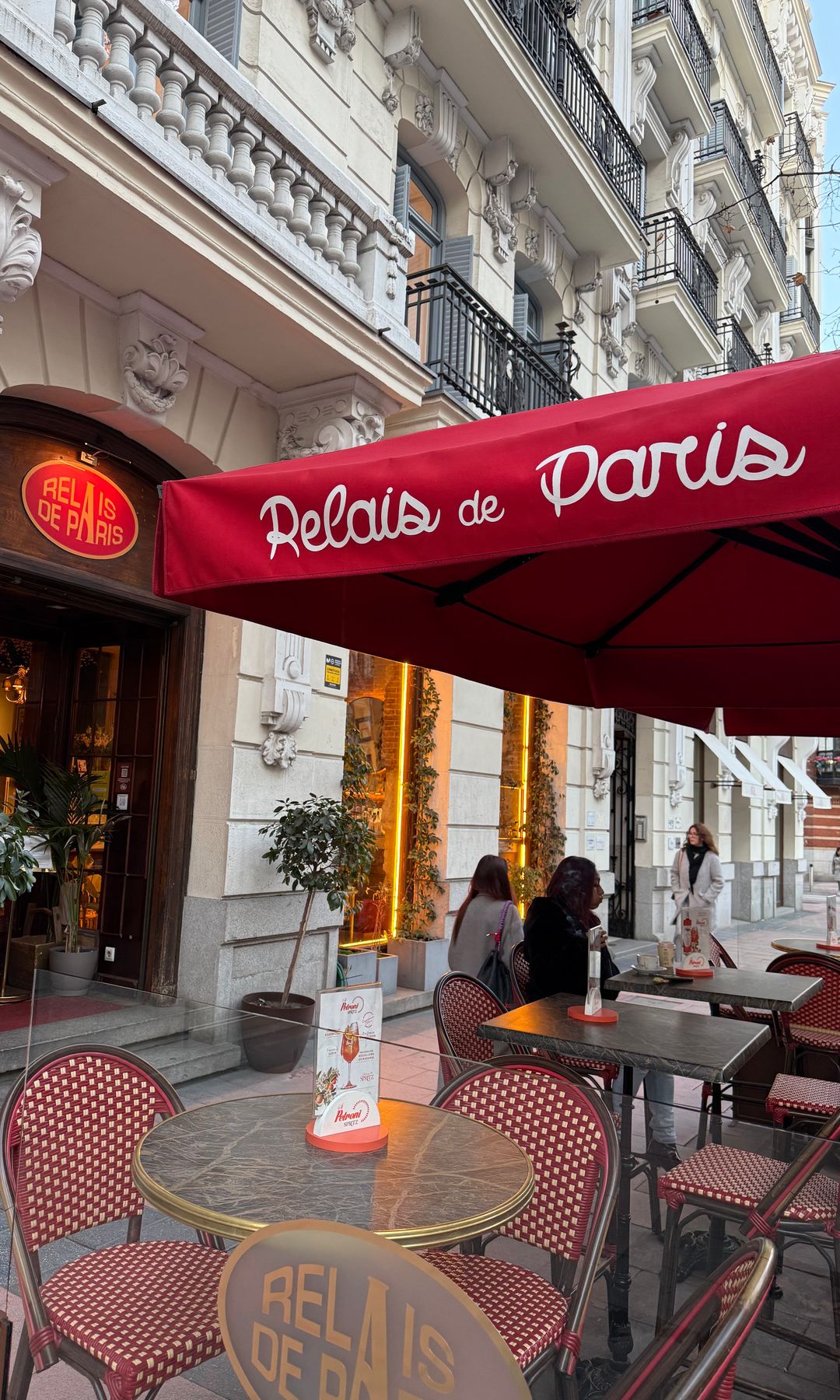 Restaurante Relais de Paris en Madrid